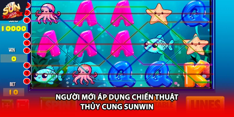 Người mới áp dụng chiến thuật Thủy Cung Sunwin