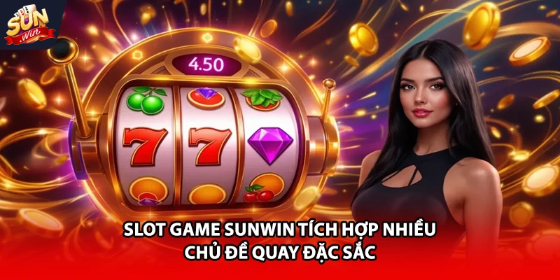 Slot game Sunwin tích hợp nhiều chủ đề quay đặc sắc